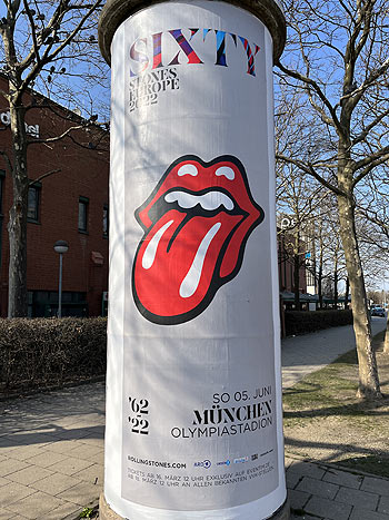 The Rolling Stones 2022 in München: Münchner ROLLING STONES Open Air 2022 "SIXTY" -Stones Konzert 2022 im Olympiastadion München am 05.06.2022 (©Foto: Martin Schmitz)